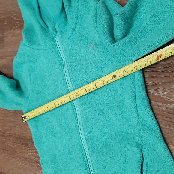 (M) Old Navy Active Youth Girl's Cozy Knit Heathered Hoodie Athleisure - Picture 6 of 8